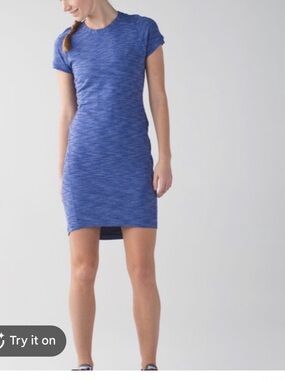 Lululemon Dress Heathered blue Sz 4